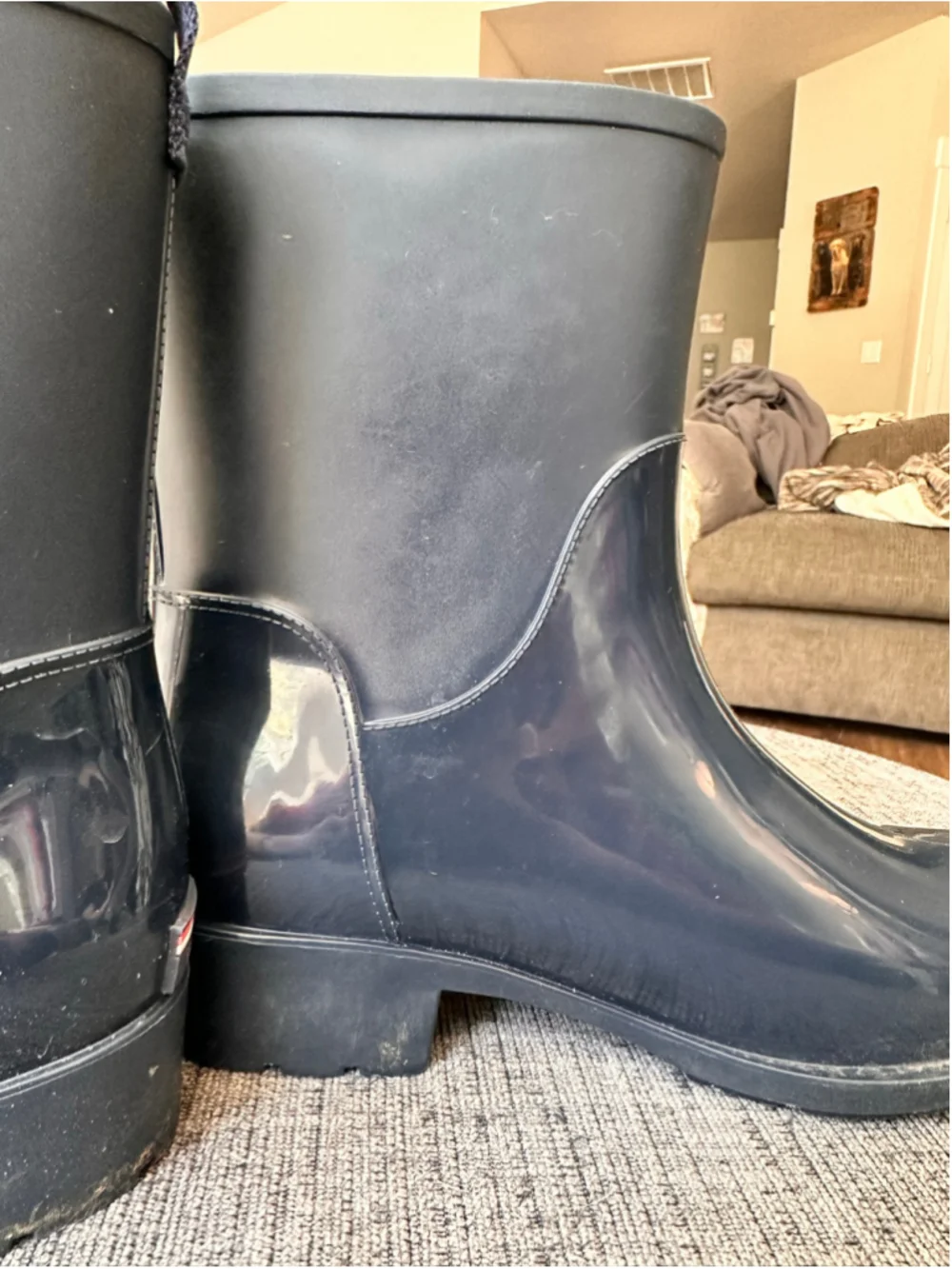 Women's Tommy Hilfiger Navy Rain Boots